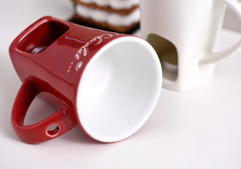 Keramisk Chokladfondue-Mugg