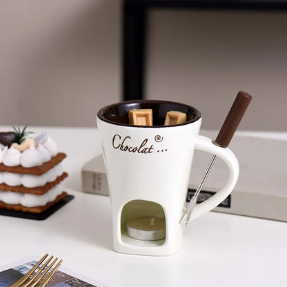 Keramisk Chokladfondue-Mugg